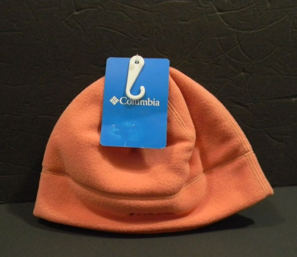 Columbia Youth Fleece Beanie Hat Size S/M Coral NWT